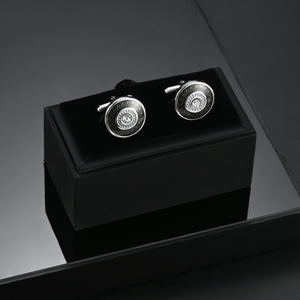 UJOY Men's Vintage Cufflinks with Black Color Brass Cuff Links Wedding Party Cufflink