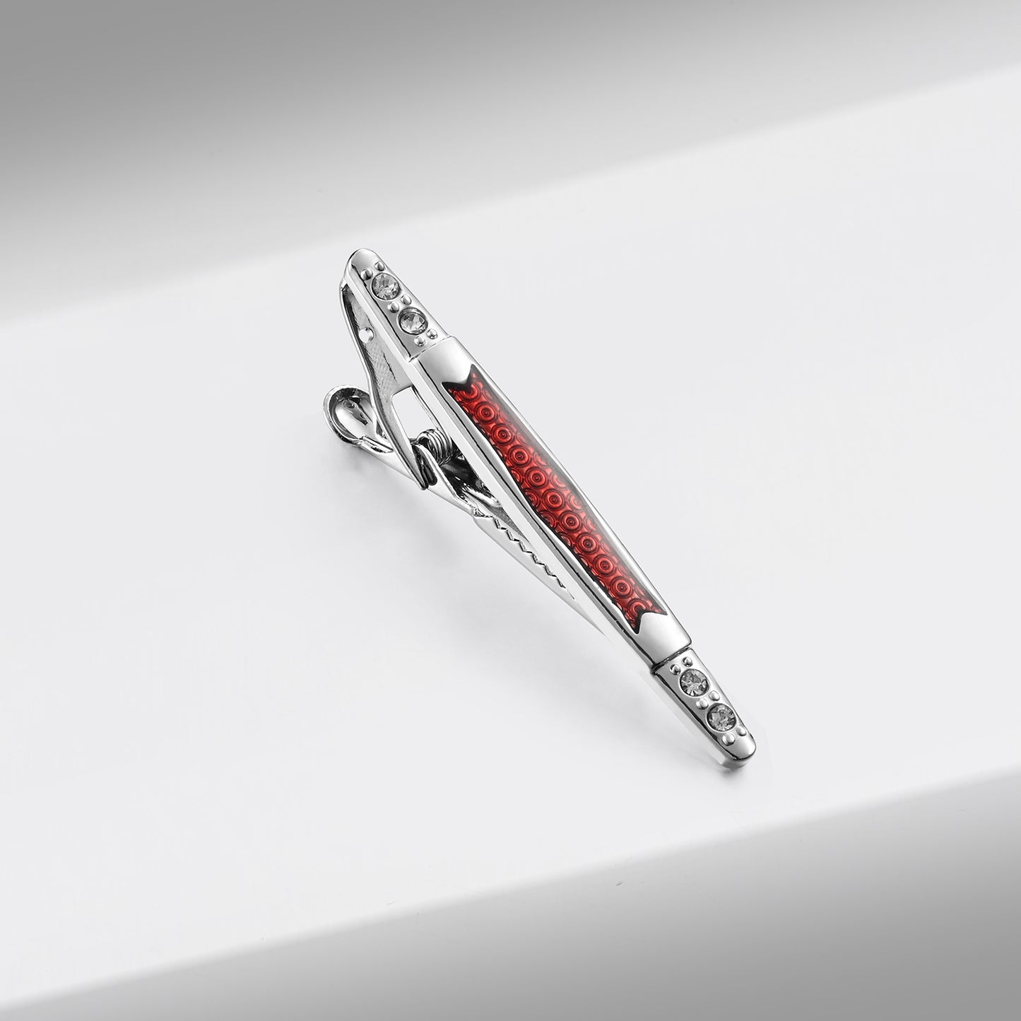 UJOY Skinny Tie Clips Wood Color Necktie Shirts Bar Pins Box Packed Gift for Men