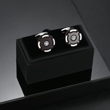 Load image into Gallery viewer, UJOY Shiny Cufflinks for Men&#39;s Fancy Shirt or Suit, Suitable Tall and Big Men