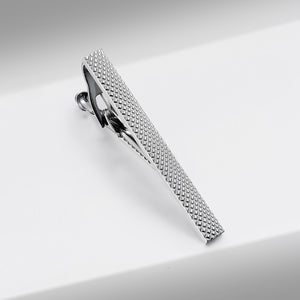 UJOY Tie Pin Tie Clips with Gift Box Men's Fashion Accessories Silver