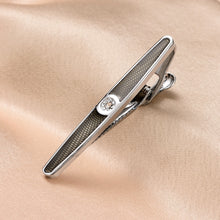 Load image into Gallery viewer, UJOY Cufflinks and Tie Pin Set Blanks Black Color Shirt Tuxedo Buttons Packed in Cufflink Box for Men