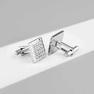 UJOY Cuff Links Classic Tuxedo Shirt Cufflinks & Shirt Accessories Unique Business Groom Wedding Silver Jewelry Gift for Men