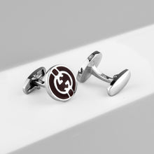 Cargar imagen en el visor de la galería, UJOY Red Color Men&#39;s Jewelry Cufflinks Shirts for Weddings, Business, Dinner