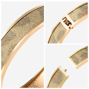 UJOY Colorful Cloisonne Bracelet Jewelry Enamel Handcraft Gold Spring Hinge Birthday Vacation Party Gifts For Women