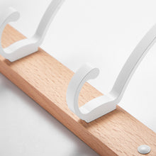Load image into Gallery viewer, SARIHOSY Wall Hanger Wood Wall Hook Coat Clothes Holder White Coat Rack Home Wall Hook Bathroom Accessories Hook Accessories