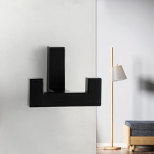 Load image into Gallery viewer, SARIHOSY Wall Hook Coat Hook 5 Pcs Black Matt Double Hooks for Entryway Kitchen Bathroom Heavy Duty Hook Bathroom Accessories