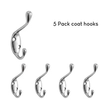 Load image into Gallery viewer, SARIHOSY 5Pcs Towel Hook Coat Hook for Bathroom Hook Home Storage Wall Hooks Bathroom Kitchen Accessories Wall Hanger Hook 804