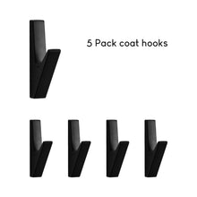 Cargar imagen en el visor de la galería, SARIHOSY 5Pcs Wall Hook Bathroom Accessories Coat Hook Towel Hook Creative for Key Hat Bag Home Decorative Hooks
