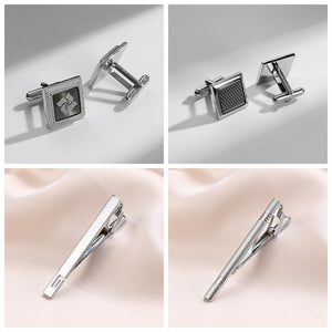UJOY Cufflinks and Studs Set 8 Shirt Tuxedo Buttons Packed in Cufflink Box for Men