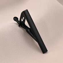 Cargar imagen en el visor de la galería, UJOY Tie Clips for Men 4 Pcs Tie Bars Pinch Clip Set Silver 2.3 Inches Business Shirt Necktie Parts