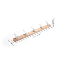 Load image into Gallery viewer, SARIHOSY Wood Wall Hooks Coat Clothes Holder for Bathroom Kitchen Bedroom Hallway Hanger Wall Hook Wall Hanging Coat Rack 119-5