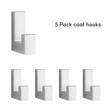 Load image into Gallery viewer, SARIHOSY Wall Hooks Silver Chrome Coat Hook for Entryway Kitchen Bathroom Accessories Wall Mounted Towel Clothes Hook 94-BS
