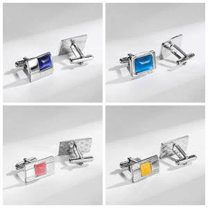 UJOY Cufflinks Combo Set Business Parts Necktie Pins Bars Cuff Links Box for Men