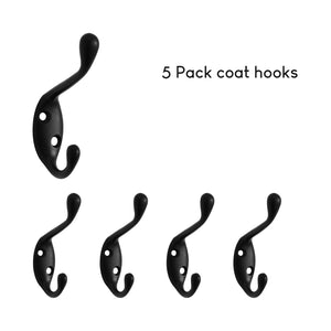 SARIHOSY 5Pcs Towel Hook Coat Hook for Bathroom Hook Home Storage Wall Hooks Bathroom Kitchen Accessories Wall Hanger Hook 804
