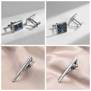 UJOY Cufflinks and Studs Set 8 Shirt Tuxedo Buttons Packed in Cufflink Box for Men