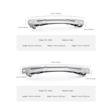 Load image into Gallery viewer, UJOY French Barrettes - DIY Basics Hair Clips, Metal Hair Grips Accessory, Silver Hair Barrettes - 12Pcs for Size 3&quot;&amp;4&quot; Hairdressing Clips, Valentine Day Gifts for Her