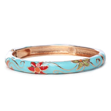 Cargar imagen en el visor de la galería, UJOY Hinge Bangle Enamel Colorful India Trendy Accessories Fashion Jewelry 55B06