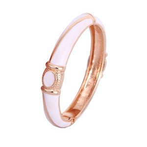 Fashion Classic Bangle Bracelets Hinge Enamel Jewelry for Women Gift New Design 55A02