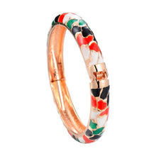 Load image into Gallery viewer, UJOY Hinge Enamel Bracelets For Women Geometric Female Bangles Women&#39;s Accessories Bracelets On Hand Mother Day&#39;s Gift Christmas