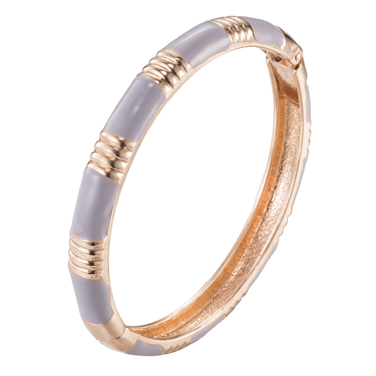 UJOY  Elegant Bangles For Baby And Child Gift  Accessories Cute Gold-Color Plated Enamel Bracelets