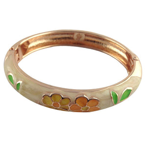Bracelet New Fashion Jewelry Women Gift Classic Bangles High Quality Gift Flower Cuff 55A42