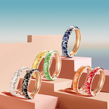Cargar imagen en el visor de la galería, UJOY Enameled Bangle On Hand Geometric Bracelets For Women Cuff Femal Bangles Classic Designer Jewelry Accessories Vintage Gifts