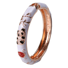 Load image into Gallery viewer, Ujoy Bracelet Lovely China Panda Bangle Fashion Jewelry Girl&#39;s Accessories Baby&#39;s Gift Enamel Hinge Colorful 55D01