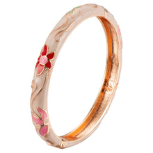 Cargar imagen en el visor de la galería, UJOY Hinge Bangle Enamel Colorful India Trendy Accessories Fashion Jewelry 55B06