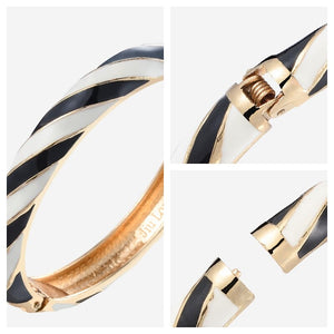 UJOY Geometric Women's Bangles On Hand Enamel Bracelets For Women Jewelry African Fashion Accessories Designer Gifts For Mother