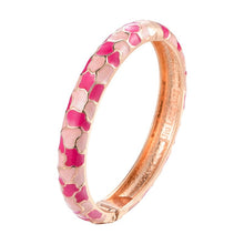 Load image into Gallery viewer, UJOY Hinge Enamel Bracelets For Women Geometric Female Bangles Women&#39;s Accessories Bracelets On Hand Mother Day&#39;s Gift Christmas