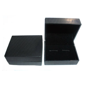 UJOY plastic black cufflinks box jewelly box good quality fashion accessories box CTB009