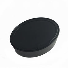 Cargar imagen en el visor de la galería, UJOY Black Cufflinks Box oval shape design velvet inner gift box CTB012