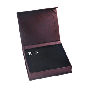 UJOY 12 pair Chinese Red Pattern classic cufflinks storage box Paper made Velvet inner gift box CTB201
