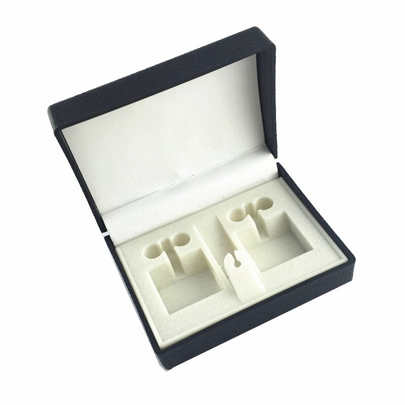 UJOY Black Cufflinks&Tie Clip set Box Fashion Plastic gift box CTB104