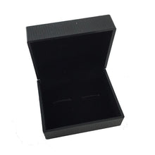 Load image into Gallery viewer, UJOY plastic black cufflinks box jewelly box good quality fashion accessories box CTB009
