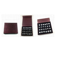 Cargar imagen en el visor de la galería, UJOY 12 pair Chinese Red Pattern classic cufflinks storage box Paper made Velvet inner gift box CTB201