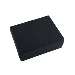 UJOY Black Cufflinks&Tie Clip set Box Fashion Plastic gift box CTB104
