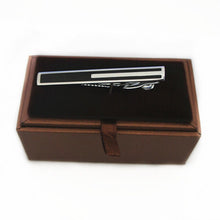 Load image into Gallery viewer, UJOY CLASSIC BROWN Tie Clip Box Paper Box Velvet Inner Jewelry Gift Box