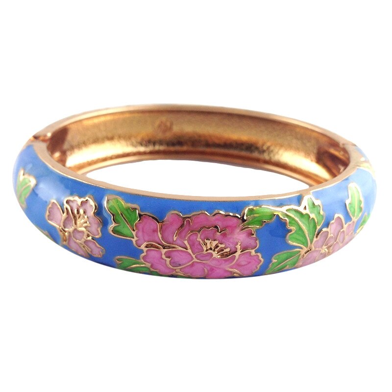 Z113 High Quality Beautiful  Women's Accessories Lady's Jewelry China Flower Bracelet  Fashion Girl's Bangle