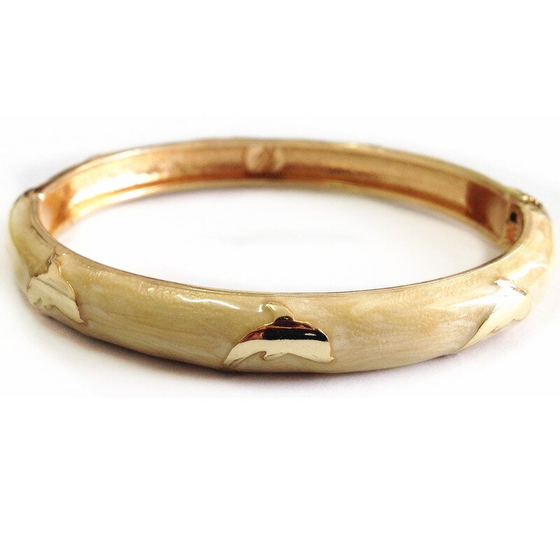 Cute Dolphin Bangle Lovely Bracelet Women's accessories Fashion Jewelry Summer Accessories Enamel 55B45
