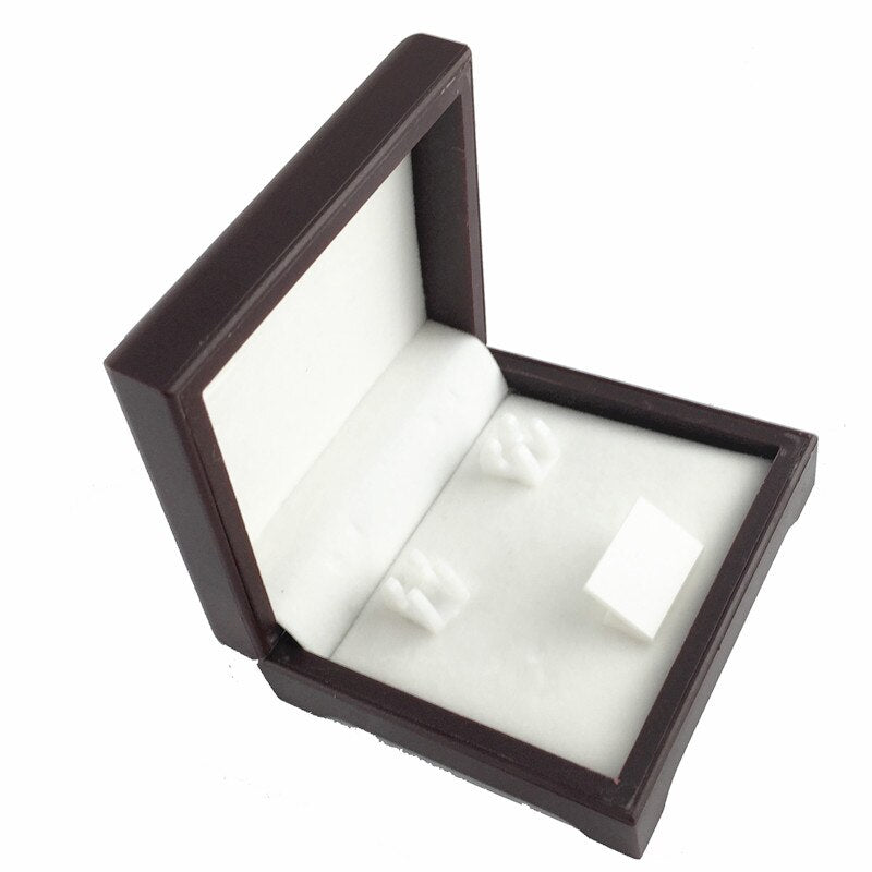 UJOY Brown Cufflinks and Tie Clip set Gift Box made of plastic material GIFT BOX CTB103