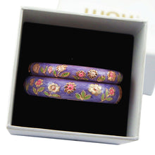 Load image into Gallery viewer, Bangle For Women Cloisonne Women Bracelet On Hand Beautiful Sunflower Double Bangles Set Trendy Jewelry Vintage Jewelry 55C36