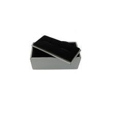 Load image into Gallery viewer, UJOY silver Cufflinks Box high quality Velvet inside Carring Cases Jewelry Gift Box