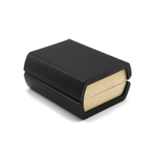 Cargar imagen en el visor de la galería, UJOY black/brown cufflinks box classic design plastic box Velvet inner gift box CTB002&amp;001
