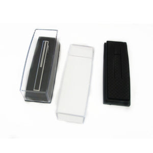 UJOY CLASSIC tie clip Box plastic gift box  promotion seal CTB301 12/DOZEN