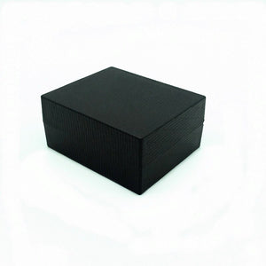 UJOY plastic black cufflinks box jewelly box good quality fashion accessories box CTB009