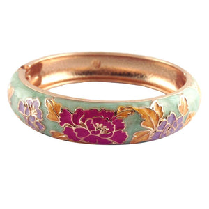 Z113 High Quality Beautiful  Women's Accessories Lady's Jewelry China Flower Bracelet  Fashion Girl's Bangle