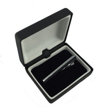 Load image into Gallery viewer, UJOY Classic gift box tip clip box black tie clip Box pu leather Velvet inner box CTB309