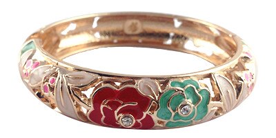 Chinese Characteristics Cloisonne Bracelet Exquisite Rose Modelling Nice Ladies Wear Temperament Against Bangles Accessories
