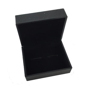 UJOY plastic black cufflinks box jewelly box good quality fashion accessories box CTB009
